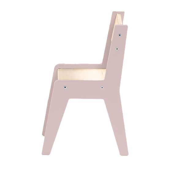Ensemble de table et deux chaises pour enfants avec accessoires - rose