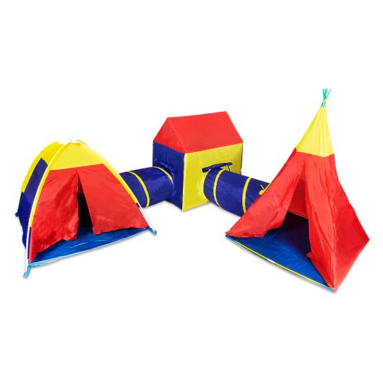 Ensemble de tentes pour enfants 5 en 1 maison + tunnels IPLAY