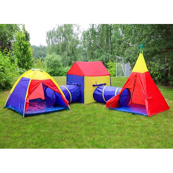 Ensemble de tentes pour enfants 5 en 1 maison + tunnels IPLAY