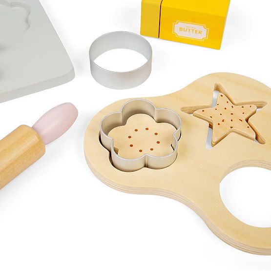 Ensemble en bois pour la cuisson des biscuits