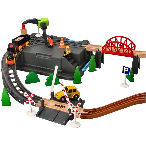 Ensemble ferroviaire Mine 63 pièces