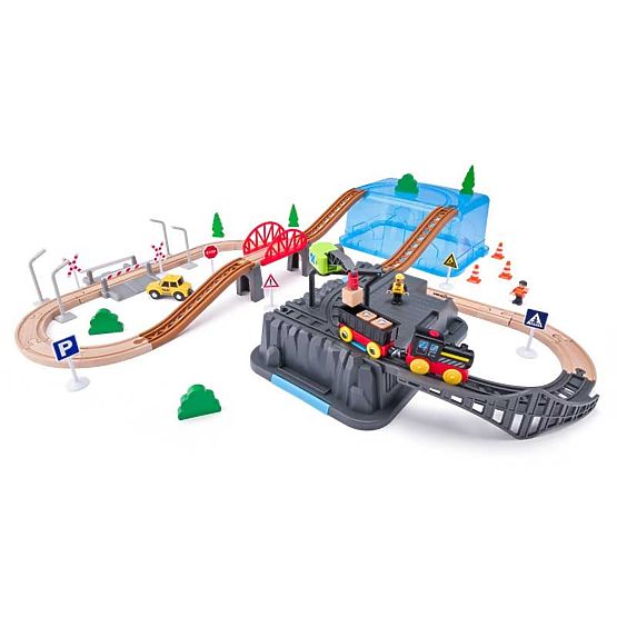 Ensemble ferroviaire Mine 63 pièces