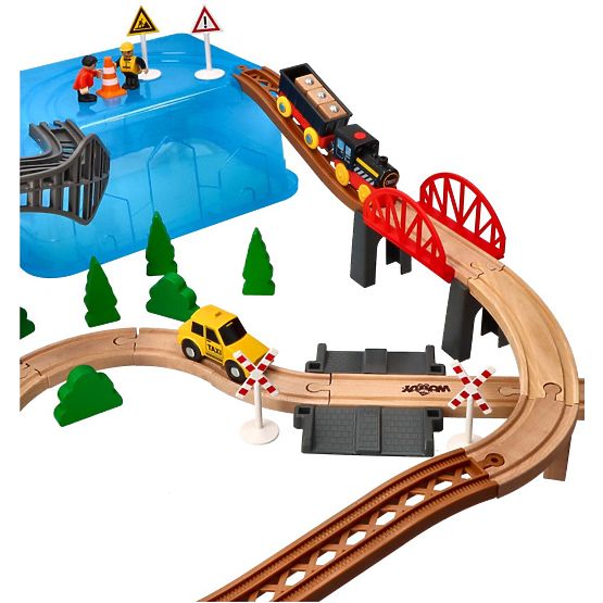 Ensemble ferroviaire Mine 63 pièces