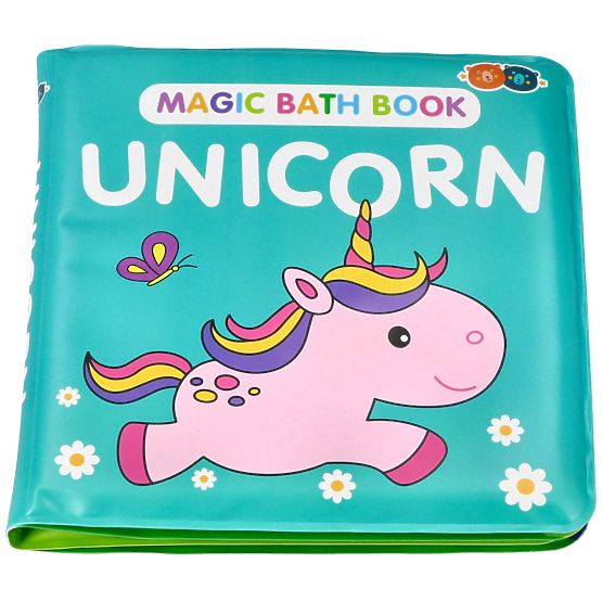 Ensemble livre changeant de couleur avec jouet - Licorne