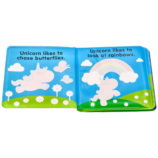 Ensemble livre changeant de couleur avec jouet - Licorne