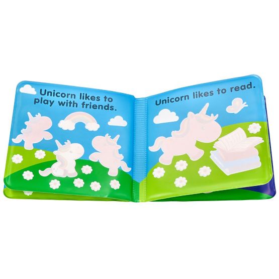 Ensemble livre changeant de couleur avec jouet - Licorne