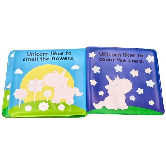 Ensemble livre changeant de couleur avec jouet - Licorne