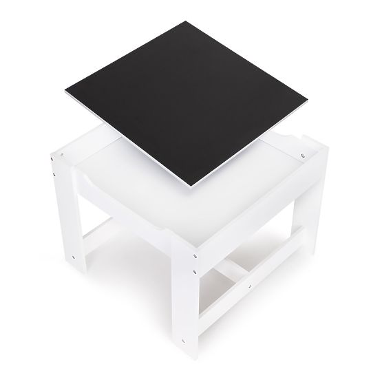 Ensemble table enfant et 2 chaises grises
