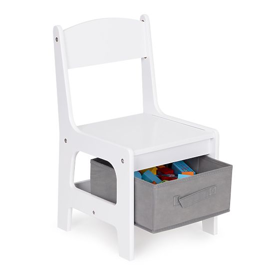 Ensemble table enfant et 2 chaises grises