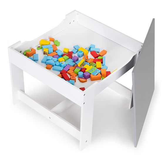 Ensemble table enfant et 2 chaises grises