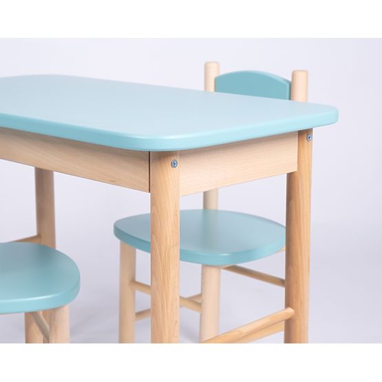 Ensemble table et chaises OURBABY baby blue
