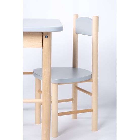 Ensemble table et chaises Simple - gris