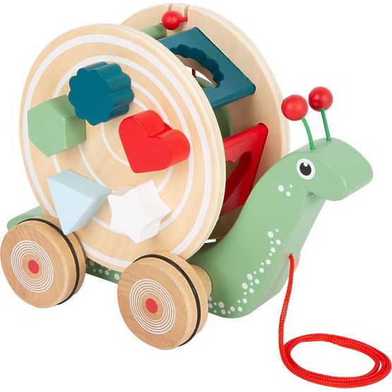 Escargot avec boîte de tri sur corde Montessori