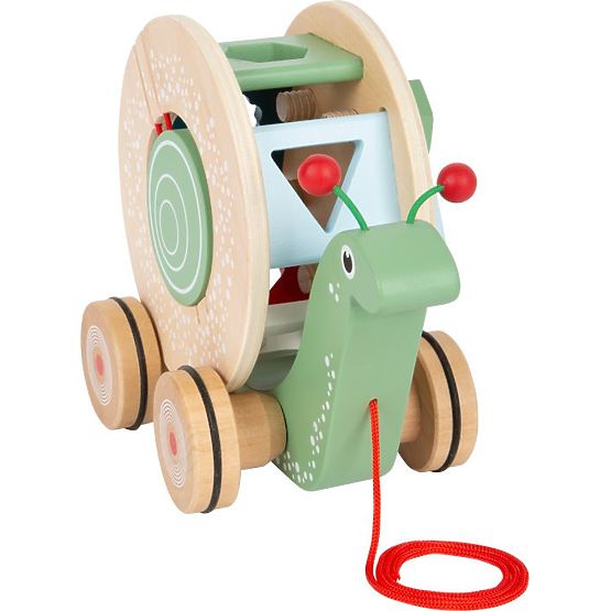 Escargot avec boîte de tri sur corde Montessori