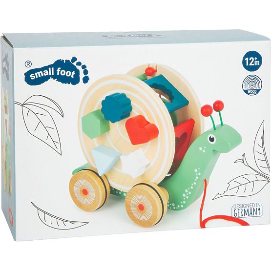Escargot avec boîte de tri sur corde Montessori