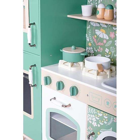 Esmeraldia - Cuisine avec lave-linge et four