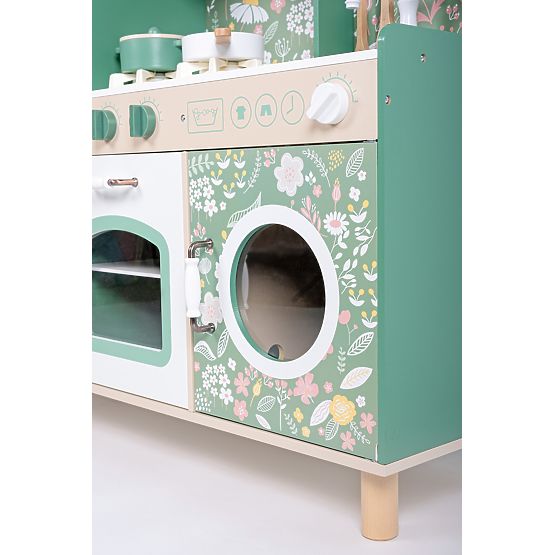 Esmeraldia - Cuisine avec lave-linge et four