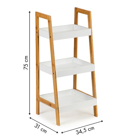 Rangement ouvert Bamboo - 3 étagères