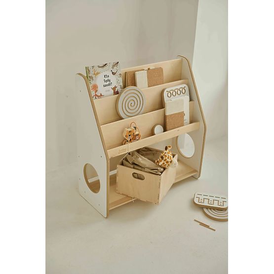 Étagère en bois pour livres et jouets
