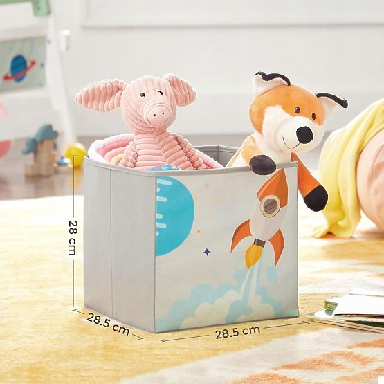 Étagère à jouets armoire pour enfants 5 étagères 2 boîtes de rangement compartiments pour livres