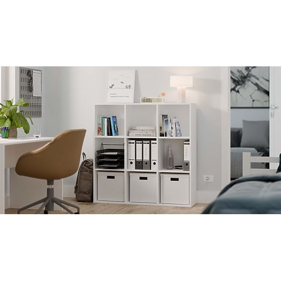 Étagère Malax 3X3 H BLANC