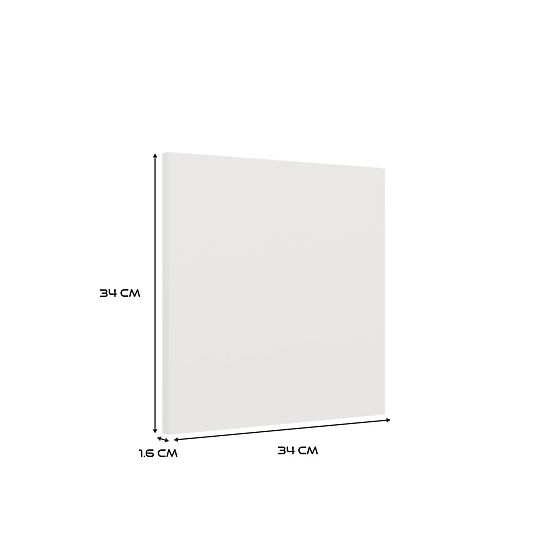 ÉTAGÈRE MALAX 3x3 H BLANCHE AVEC 3 PORTES ÉTAGÈRES ALVÉOLAIRES 110x110 CM TIP ON