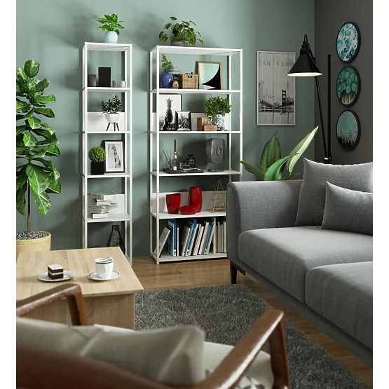 ÉTAGÈRE MÉTALLIQUE LOFT 400 BLANC/BLANC