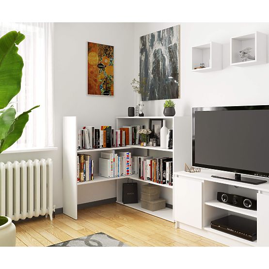 Étagère mini TWIST ajustable - blanc