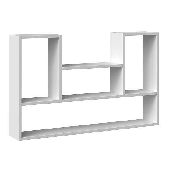Étagère MURALE BILBAO 4P BLANCHE