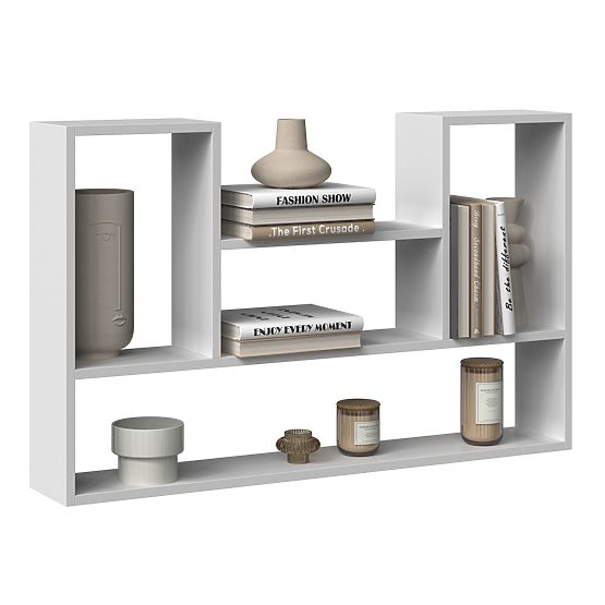 Étagère MURALE BILBAO 4P BLANCHE