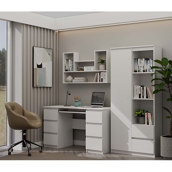 Étagère MURALE BILBAO 4P BLANCHE