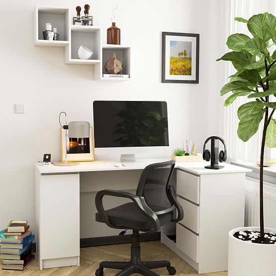 ÉTAGÈRE MURALE STAR BLANCHE