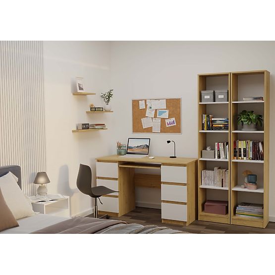 Étagère Onyx R40 CHÊNE ARTISAN BLANC