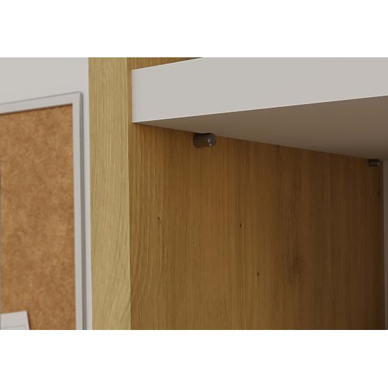 Étagère Onyx R80 CHÊNE ARTISAN BLANC