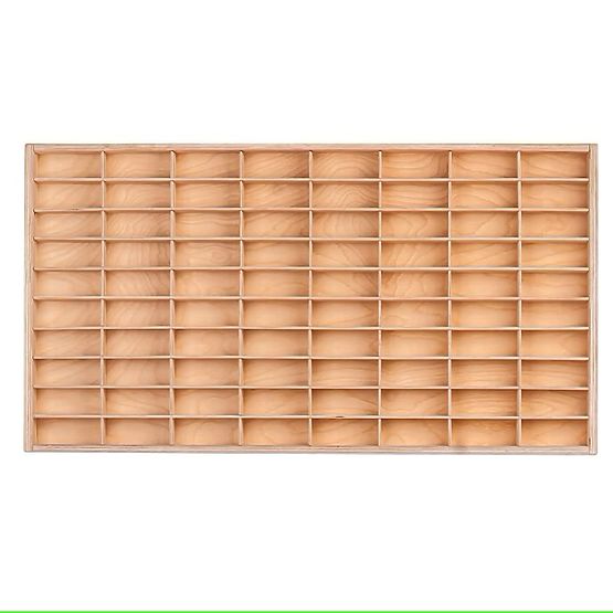 Étagère pour voitures Hot Wheels - naturel, 80 emplacements