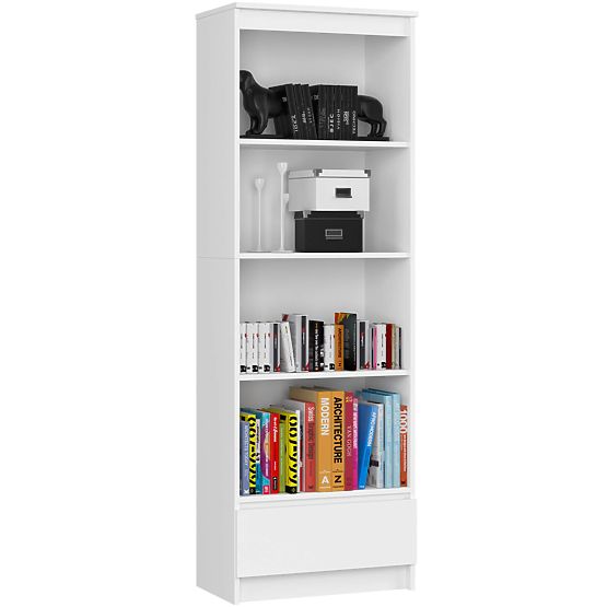 ÉTAGÈRE R60 1SZ 4P CLP PK BLANC