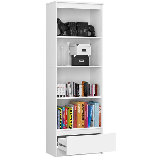 ÉTAGÈRE R60 1SZ 4P CLP PK BLANC