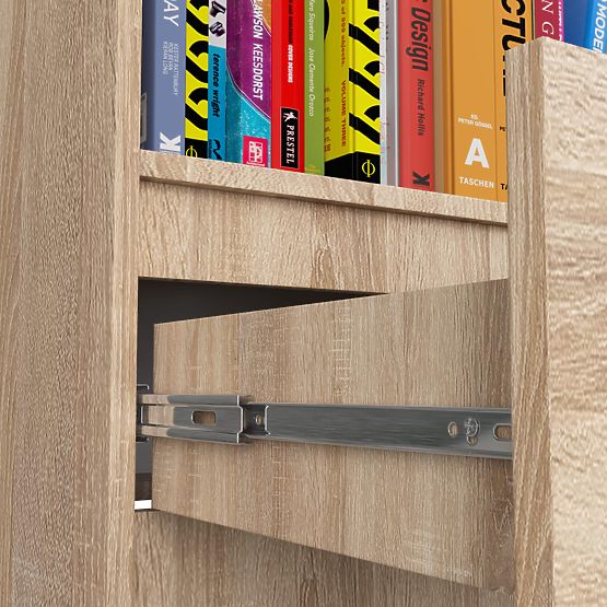 ÉTAGÈRE R60 1TI 4P CLP PK CHÊNE SONOMA