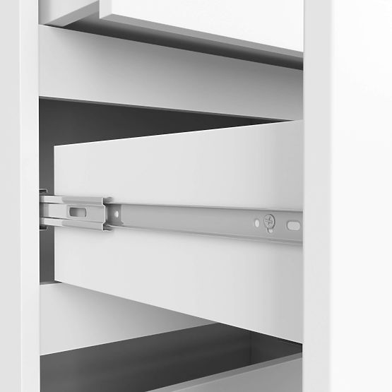 ÉTAGÈRE R60 3TI 2P CLP PK BLANC