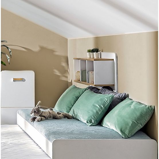 Étagère suspendue L9 - blanc / chêne nash