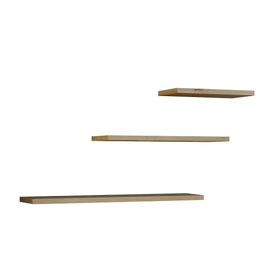 Étagères murales suspendues TOBI 3P CHÊNE ARTISAN