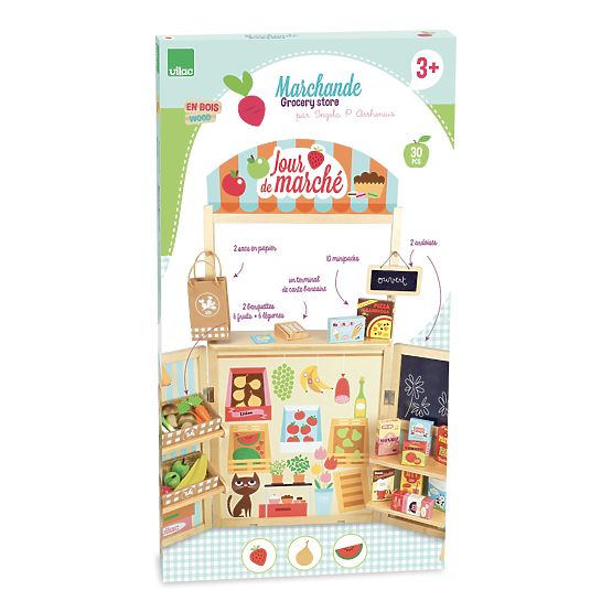 Étal du marché de Vilac