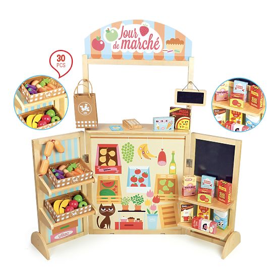 Étal du marché de Vilac