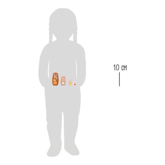 Famille d'ours Small Foot Matryoshka