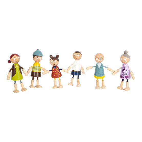 Famille de figurines en bois Small Foot