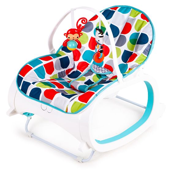 Fauteuil à bascule coloré pour enfants Oscar