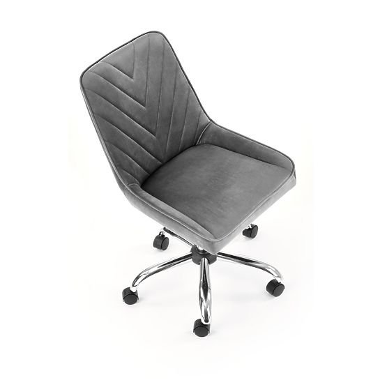 Fauteuil étudiant pivotant - RICO - gris