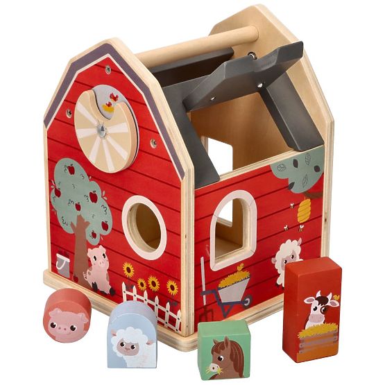 Ferme Trieur en bois avec blocs