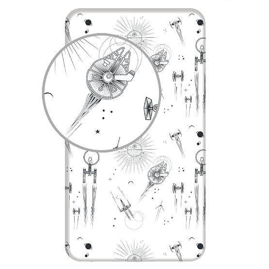 Feuille Star Wars 90 x 200 + 25 cm