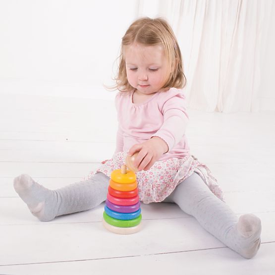 Figurine bébé arc-en-ciel Bigjigs
